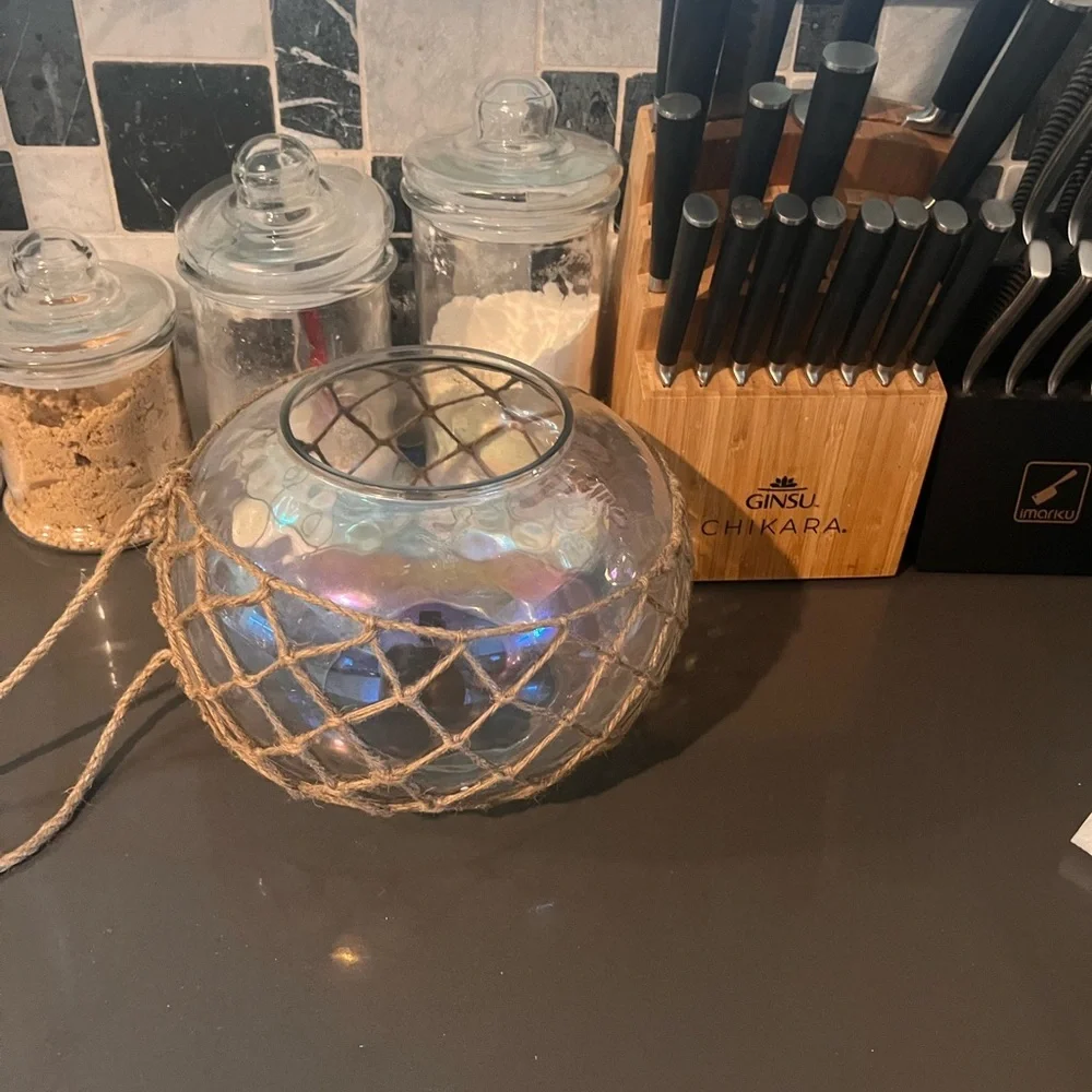Glass Bird Feeder